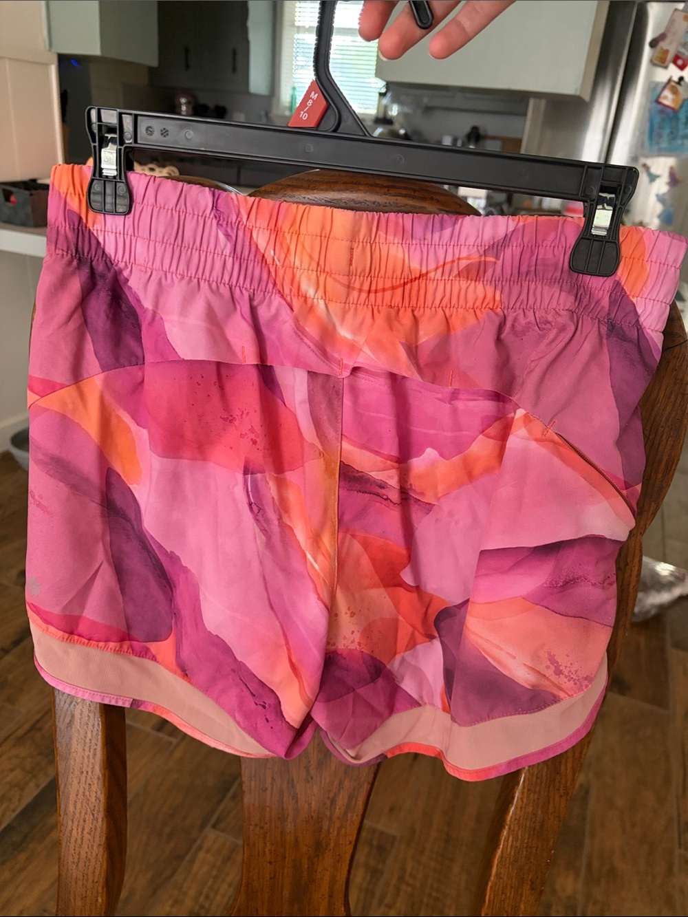 Printed Mesh Racer Run Shorts - Picture 2 of 5